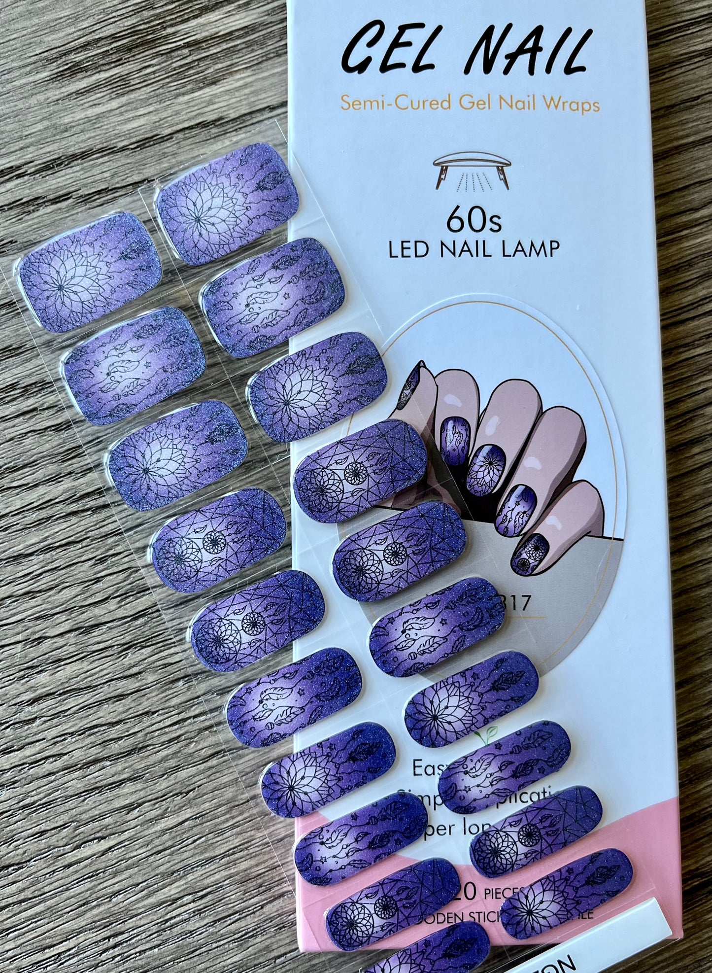 N317 purple dream catcher!! Gels - LED Lamp Gel Wraps Halloween