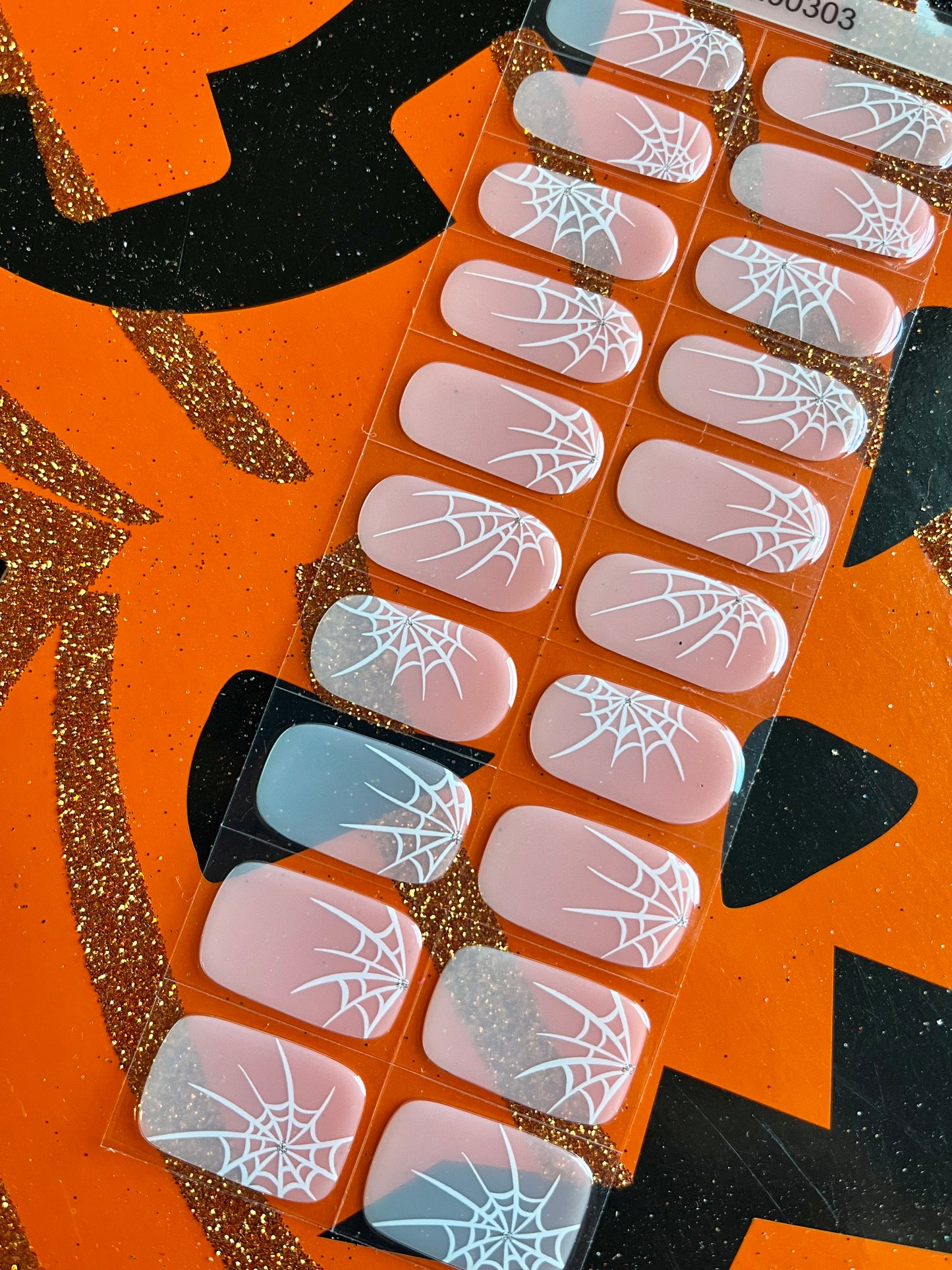N303 overlay pink webs!! Gels - LED Lamp Gel Wraps Halloween