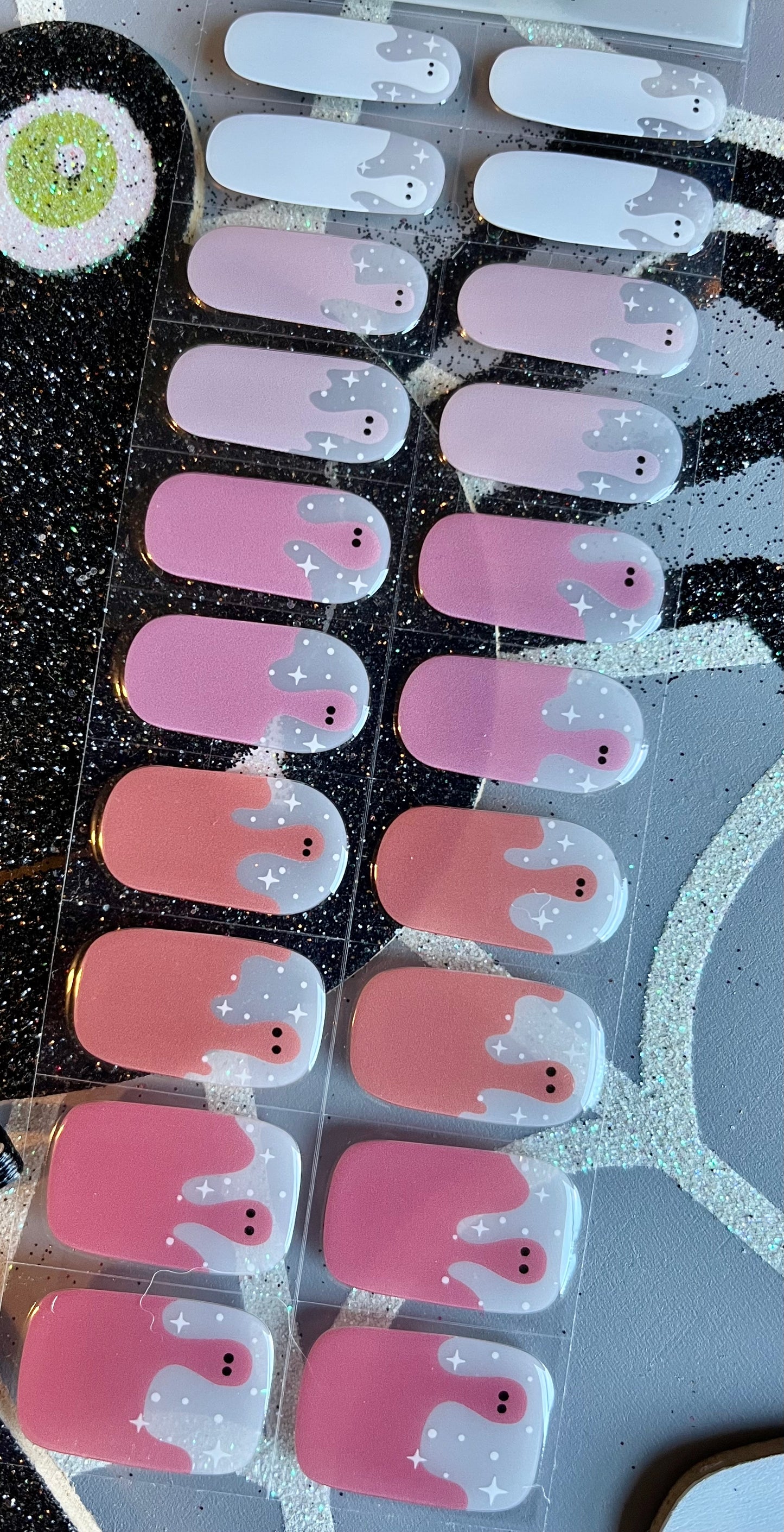 N304 overlay ghosts!! Gels - LED Lamp Gel Wraps Halloween