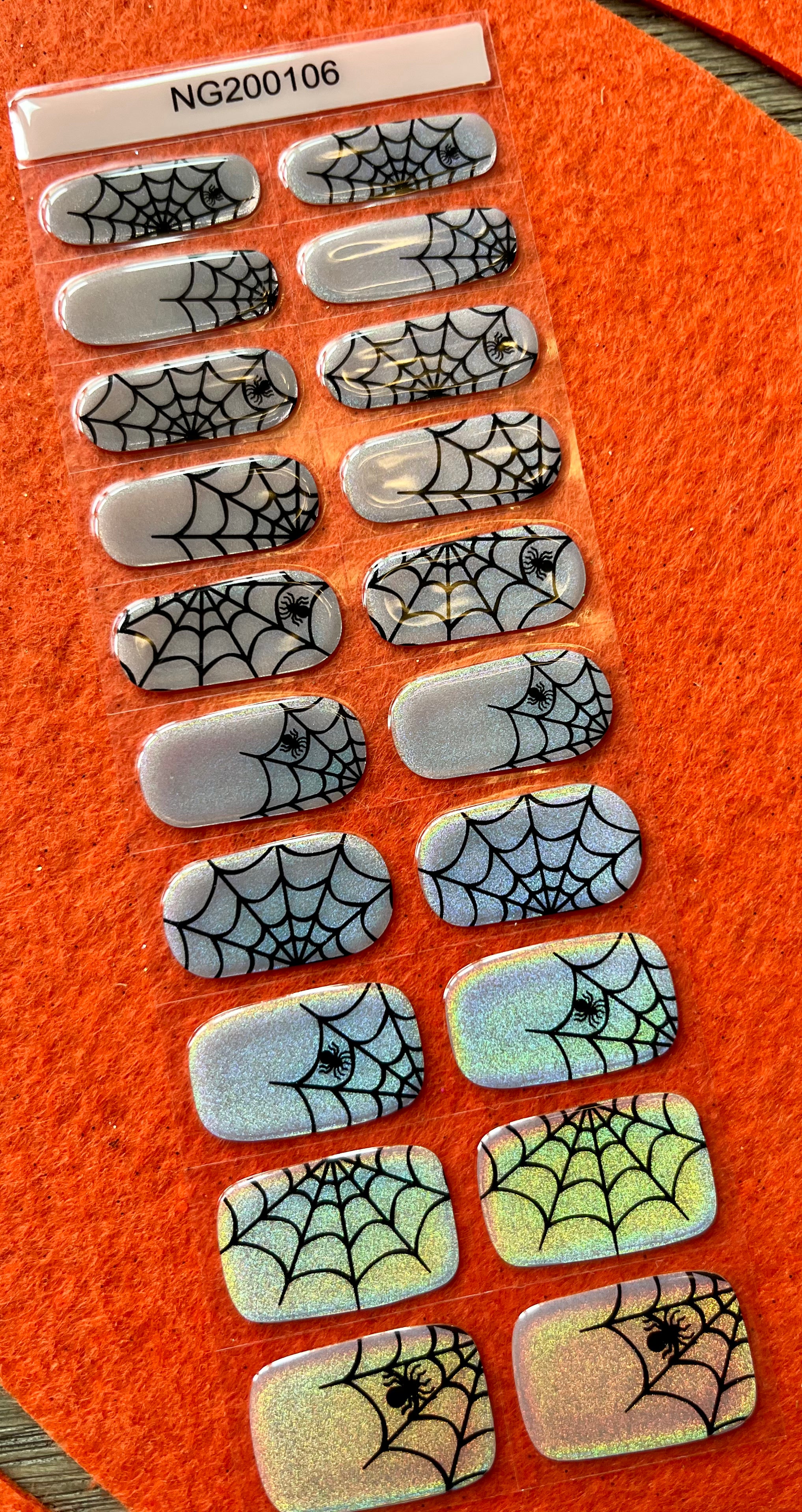N106 color shift!! Gels LED Lamp Gel Wraps Halloween ShiBella Nails