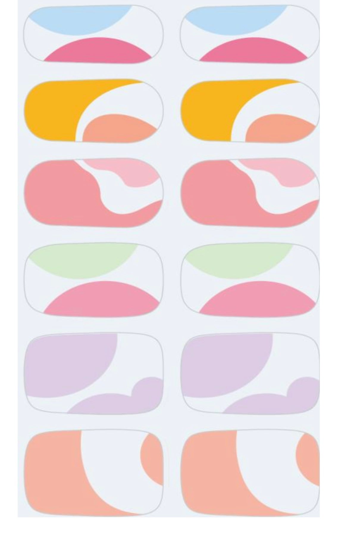 N254 Splash Me Gels - LED Lamp Gel Wraps