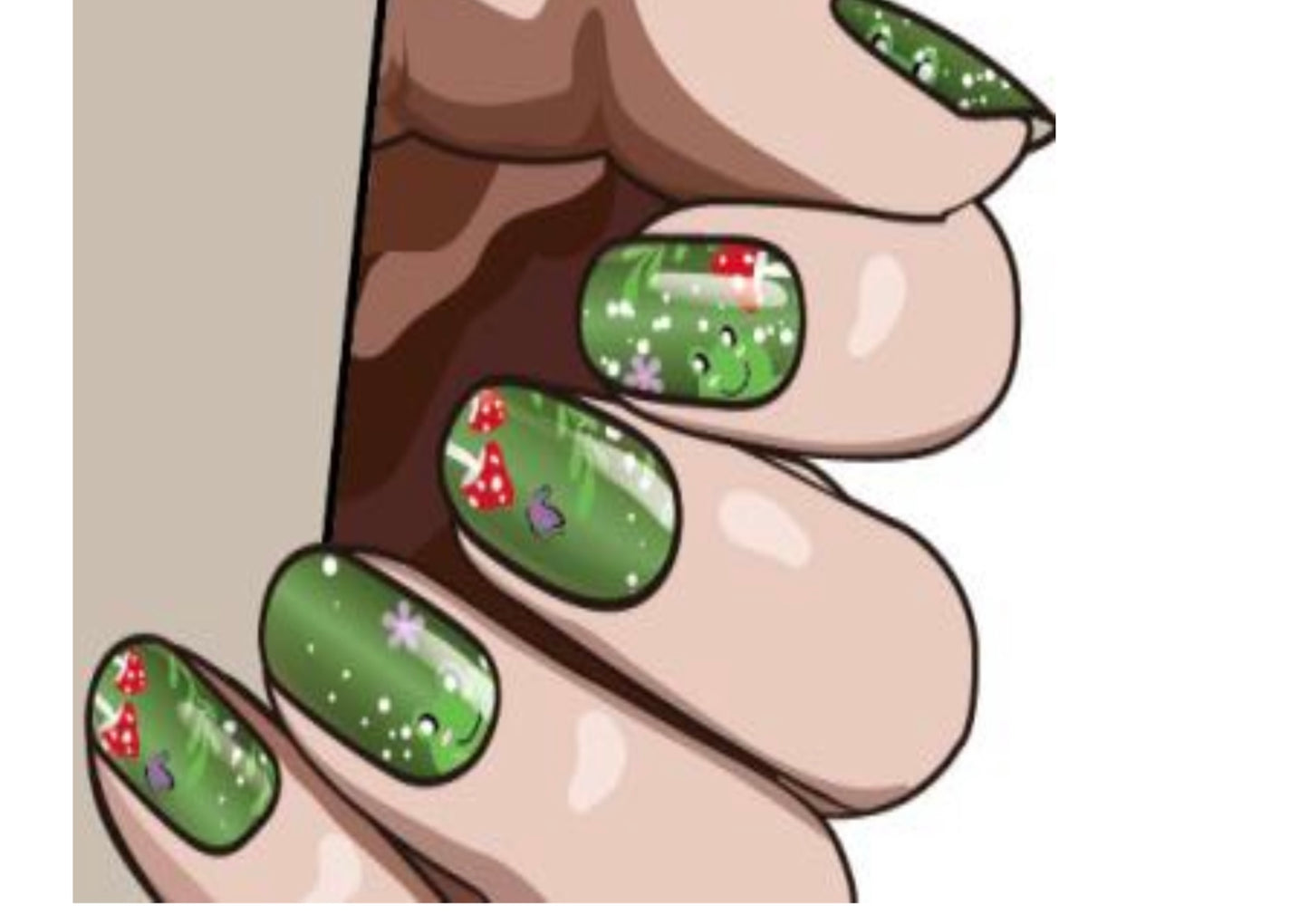 N251 Garden Beauty Gels - LED Lamp Gel Wraps