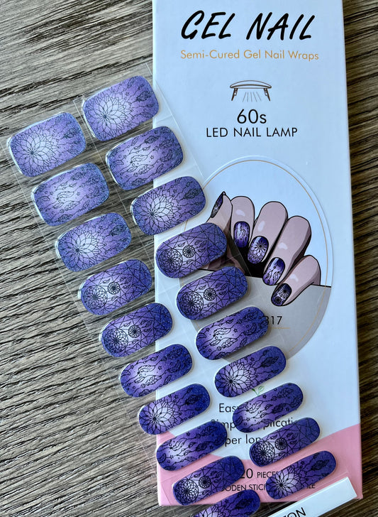 N317 purple dream catcher!! Gels  - LED Lamp Gel Wraps Halloween