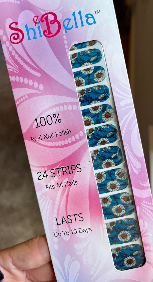 Blue Daisies- Premium (24 strip line)