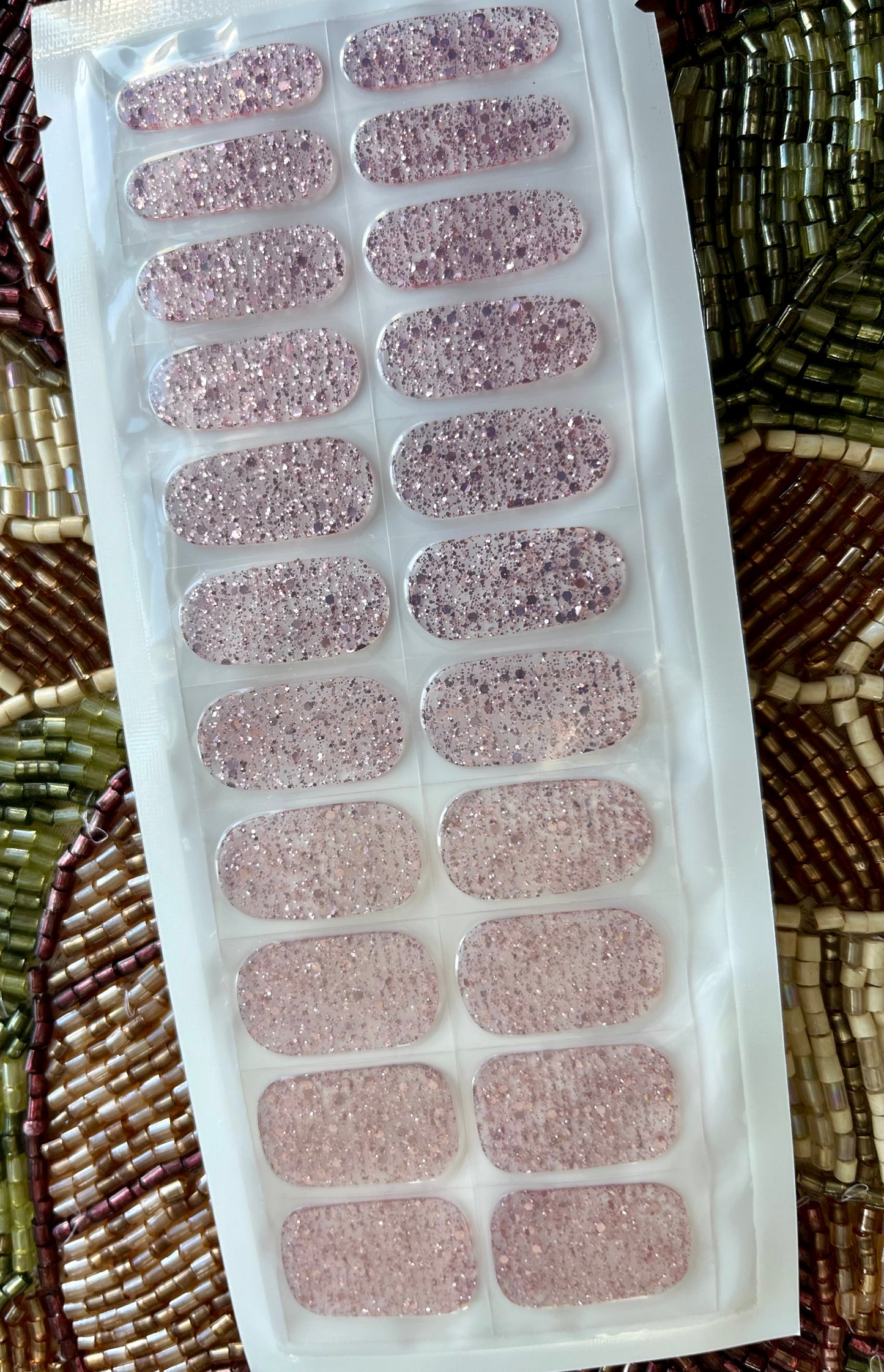 2080 pink crystals 2.0 22 strips - No Lamp Needed Gel Wraps