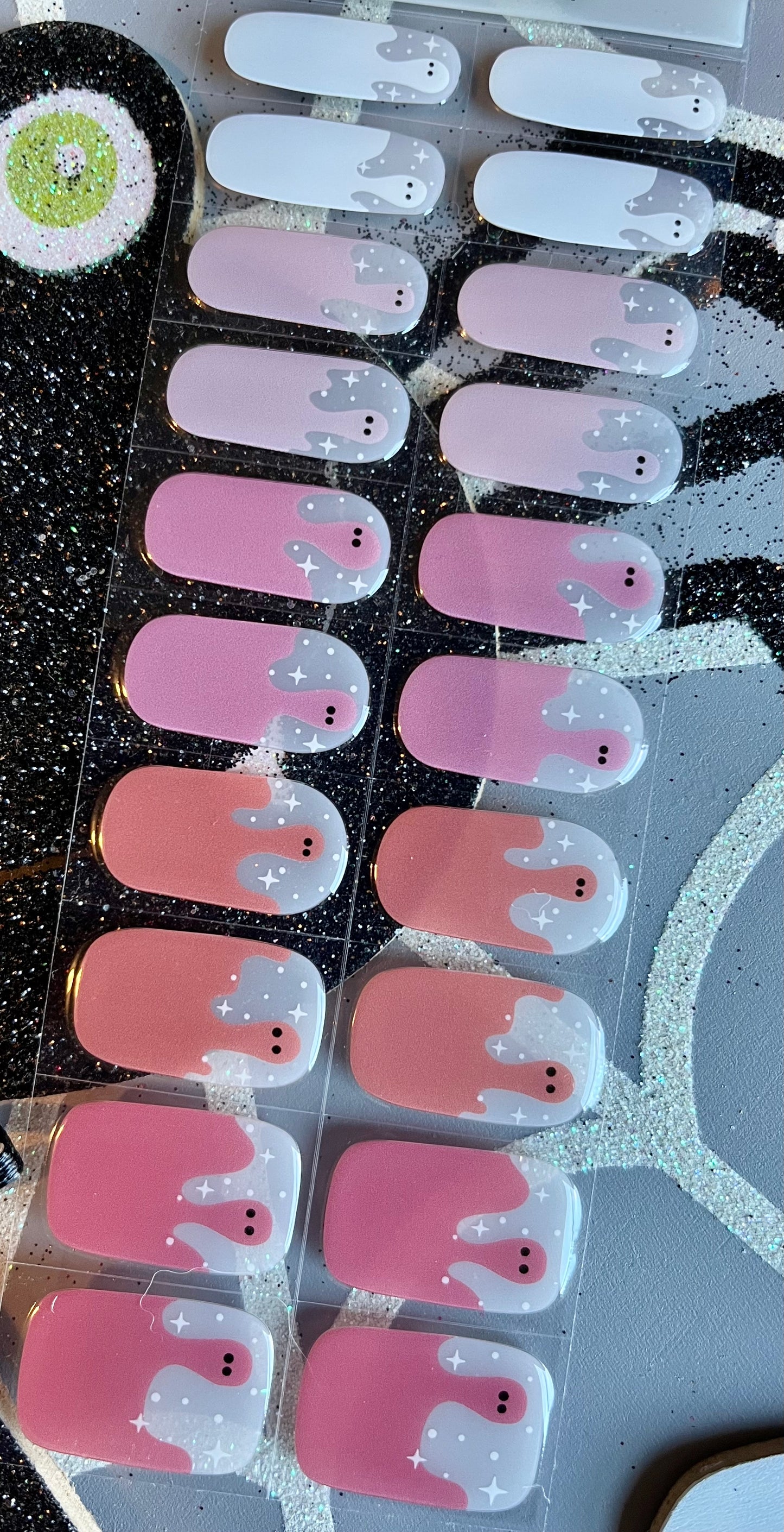 N304 overlay ghosts!! Gels  - LED Lamp Gel Wraps Halloween