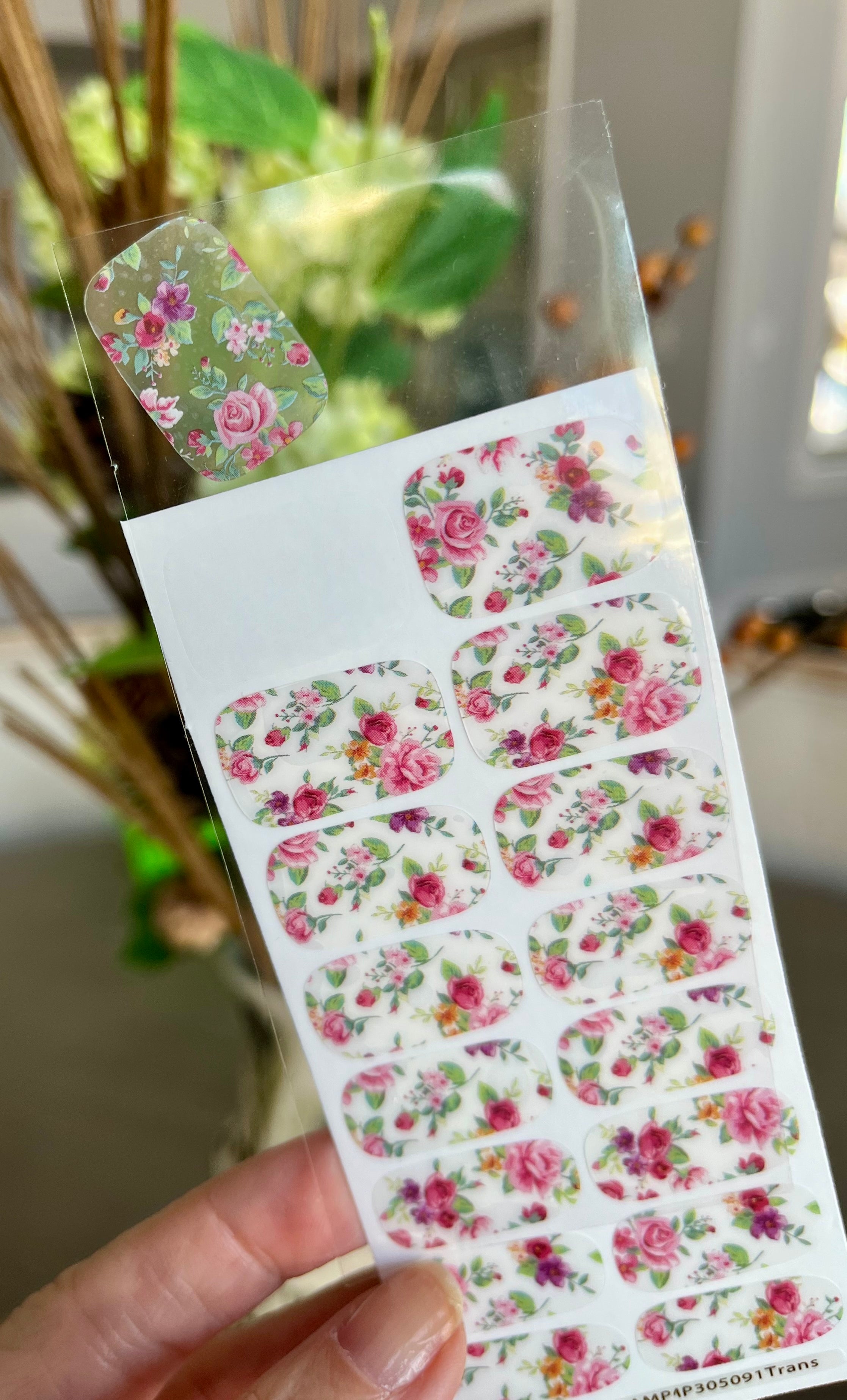 Pink Roses overlay - Premium 16 (91) – ShiBella Nails