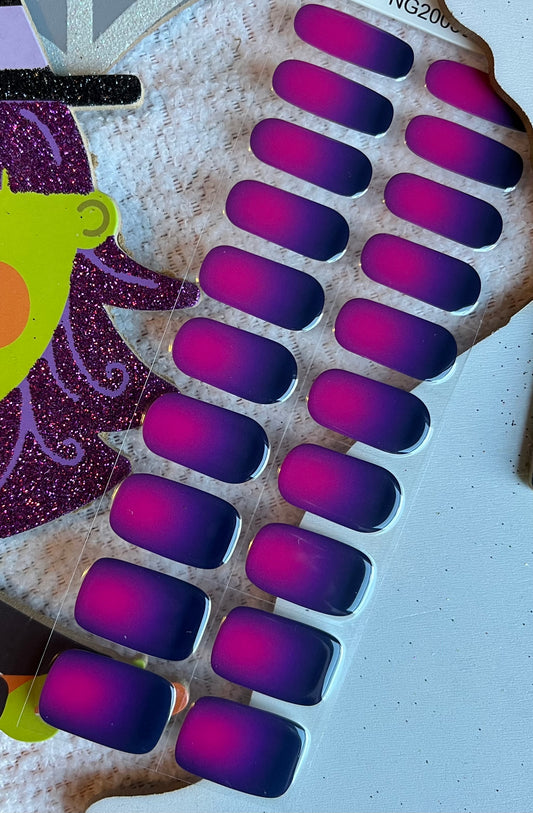 N305 rich ombre!! Gels - LED Lamp Gel Wraps Halloween