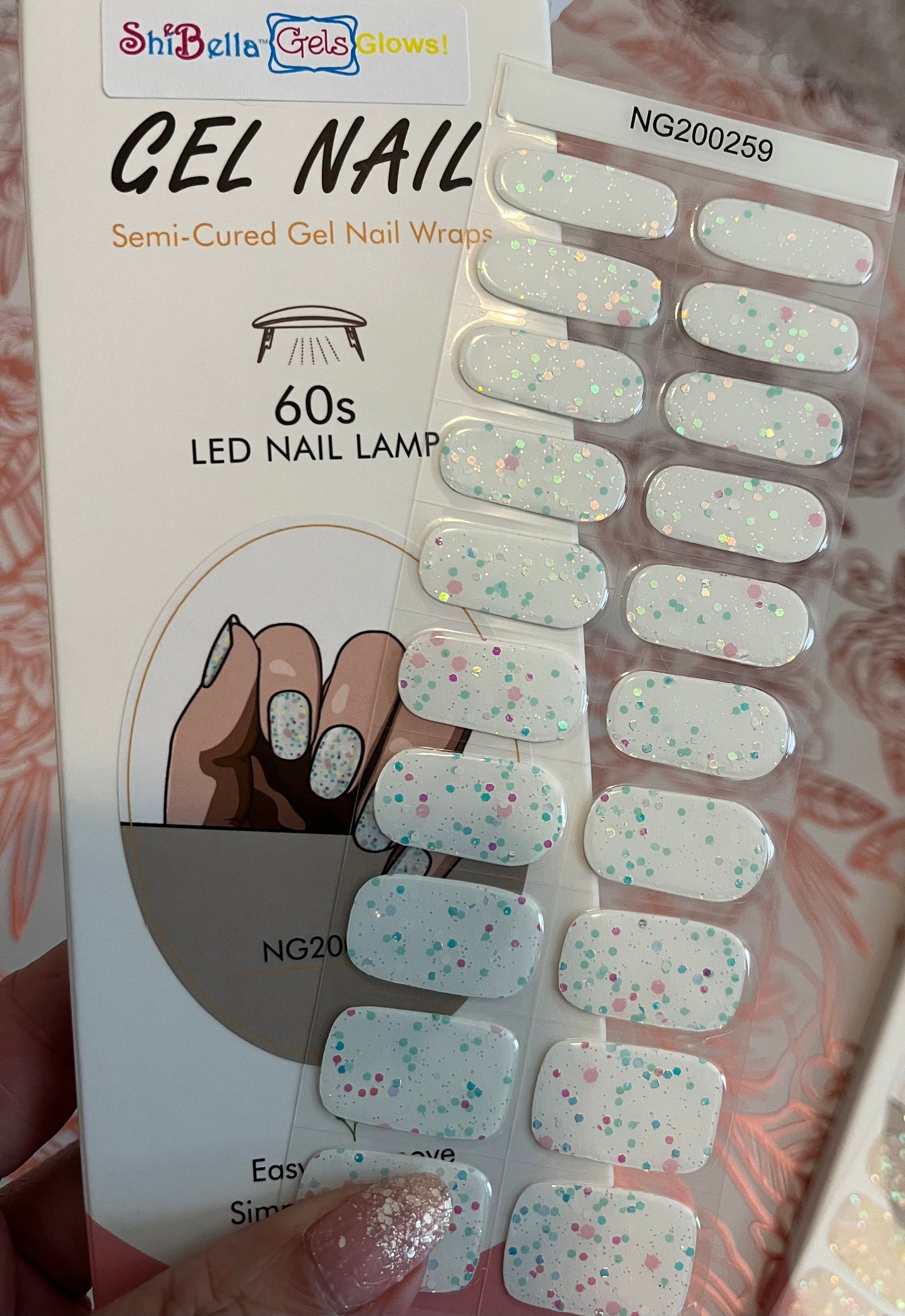 Bundle 6 Glow Gels N259 through N264- LED Lamp Gel Wraps