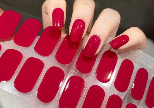 2053 red red red 2.0 22 strips - No Lamp Needed Gel Wraps