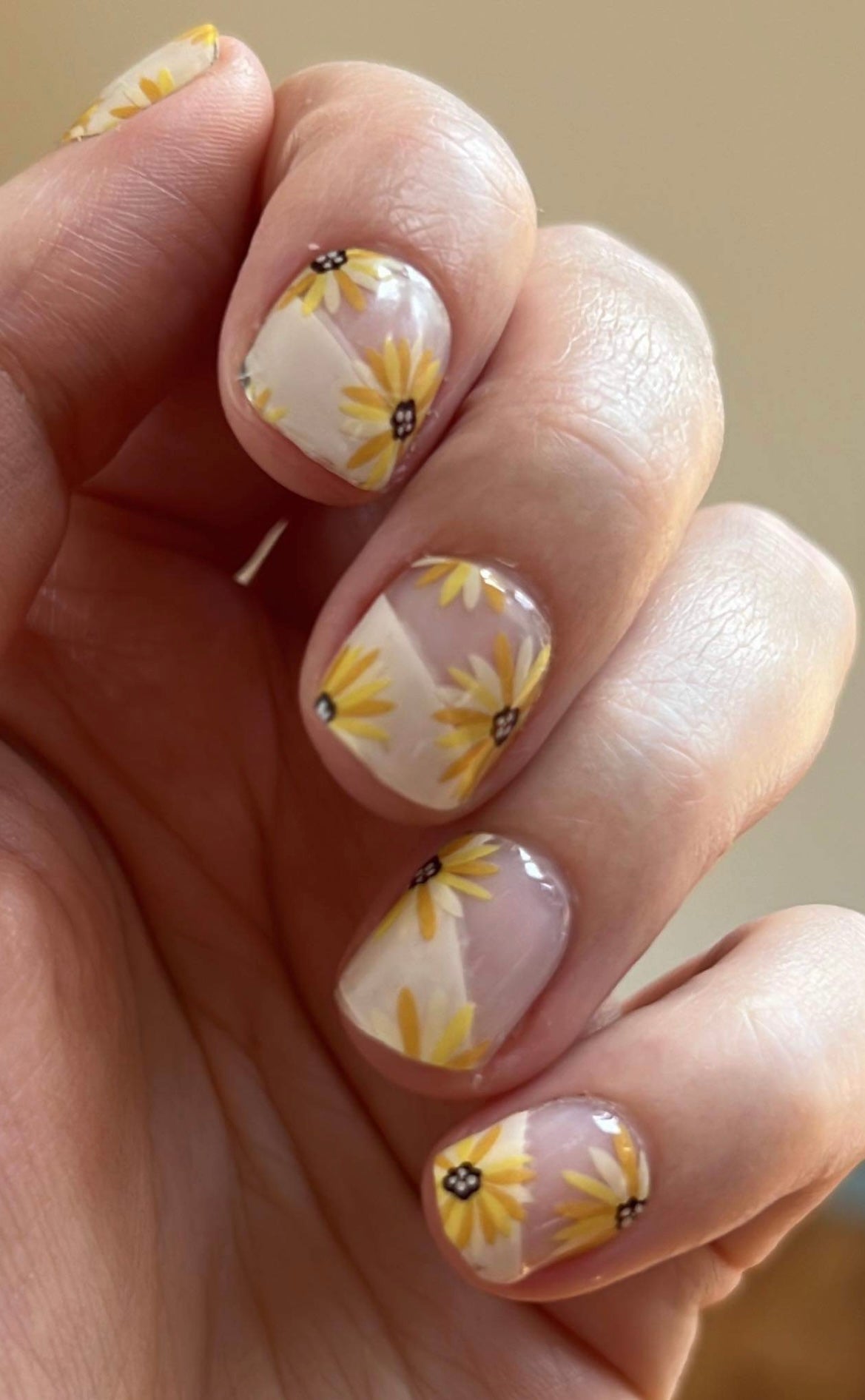 N145 Sunflowers Over Me - OVERLAY - LED Lamp Gel Wraps