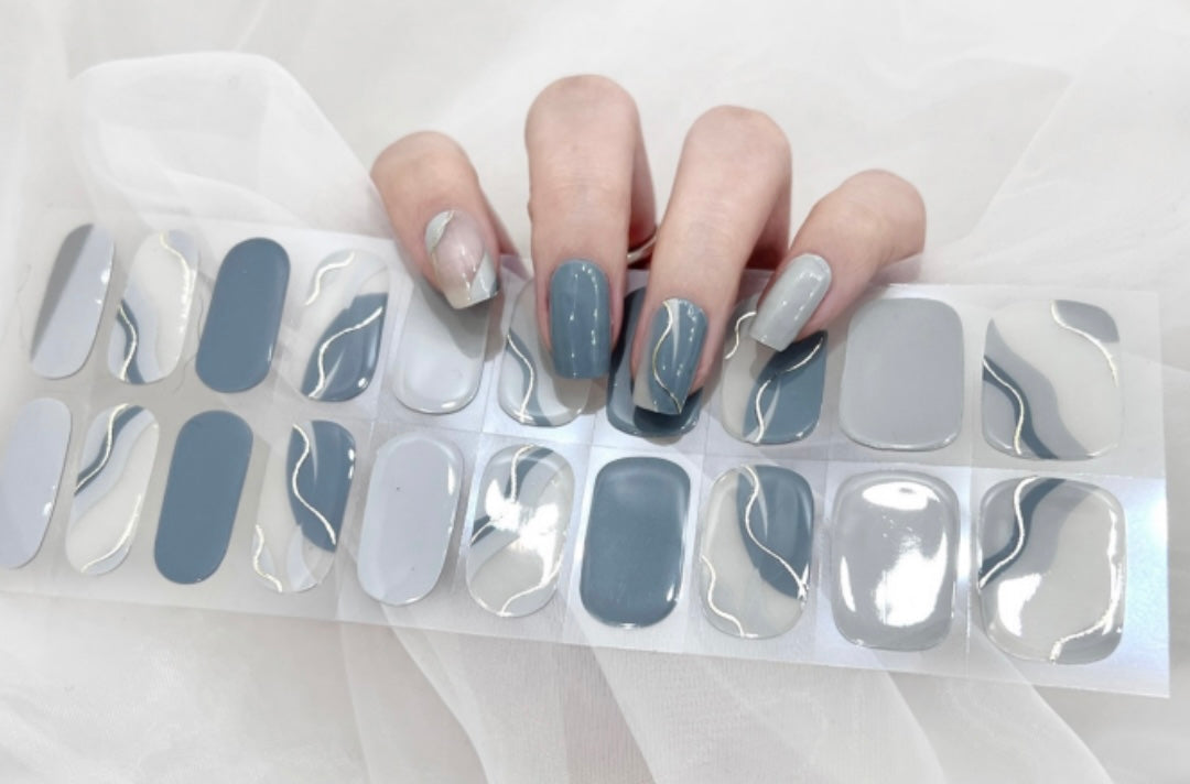 2059 greys Gel 2.0 22 strips - No Lamp Needed Gel Wraps