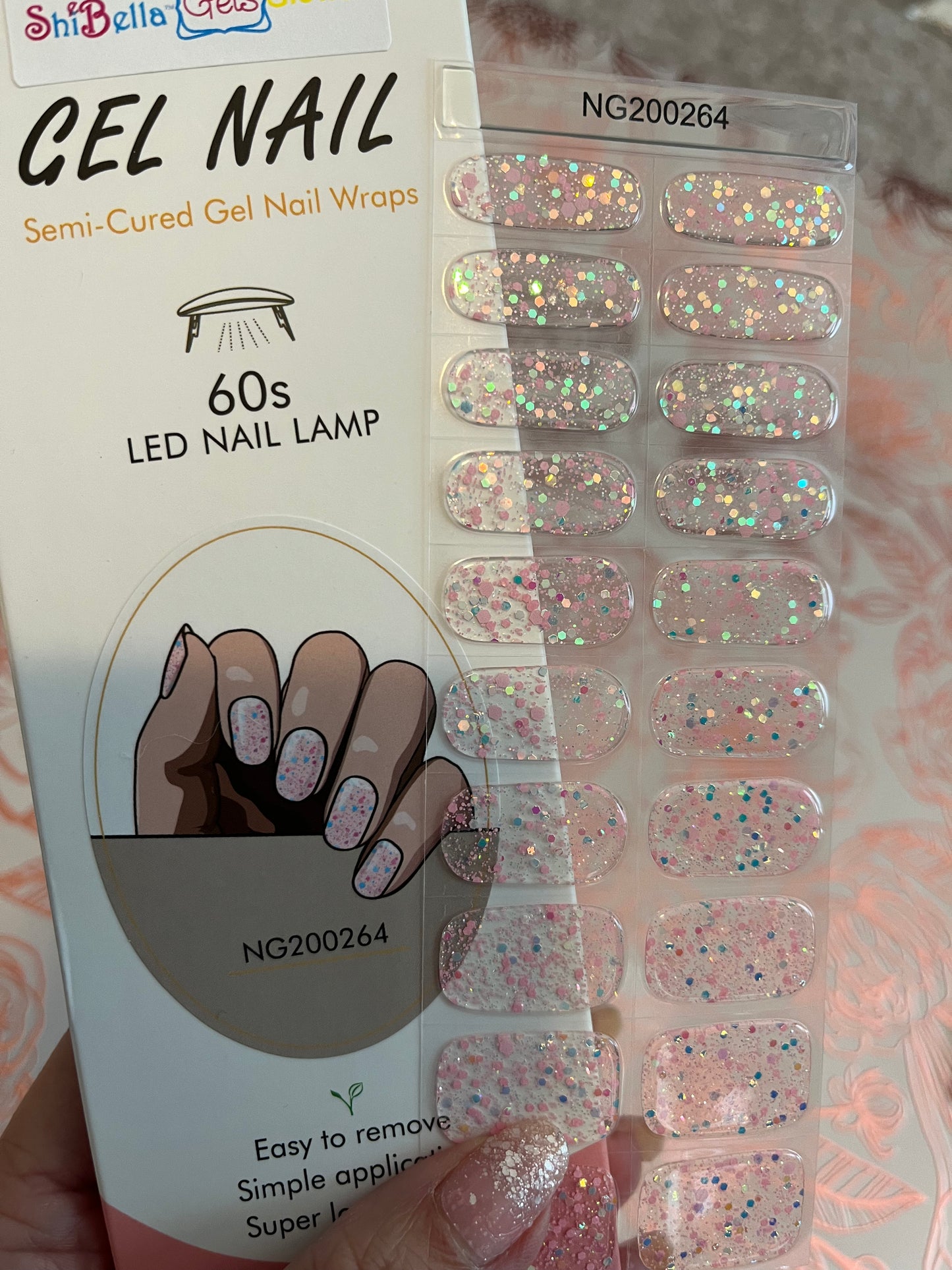 Bundle 6 Glow Gels N259 through N264- LED Lamp Gel Wraps