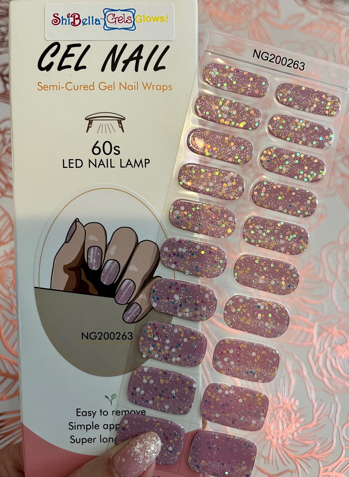 Bundle 6 Glow Gels N259 through N264- LED Lamp Gel Wraps