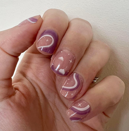 N078 Purple Over Me - LED Lamp Gel Wraps