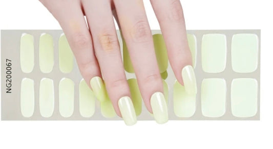 NEW N067 light pale - LED Lamp Gel Wraps