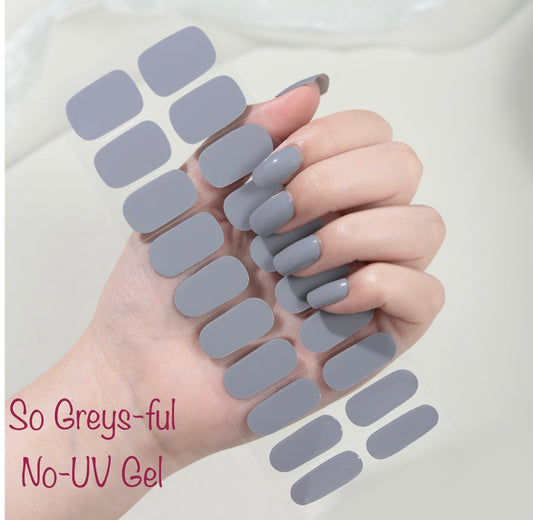 So Greys-ful - No-UV Gel Wraps