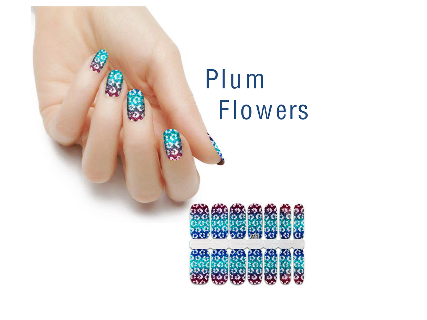 Plum Flowers - Petite size