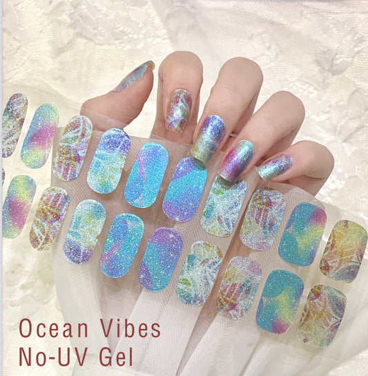 Ocean Vibes - No-UV Gel Wraps