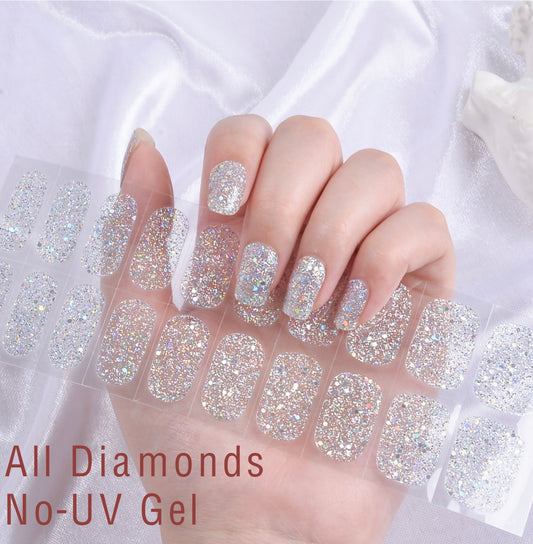 All Diamonds 1001 - No-UV Gel Wraps