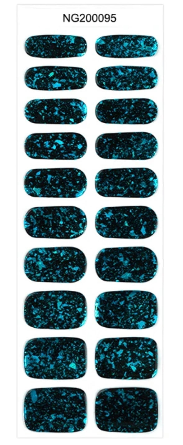 N095 crystal blue - LED Lamp Gel Wraps